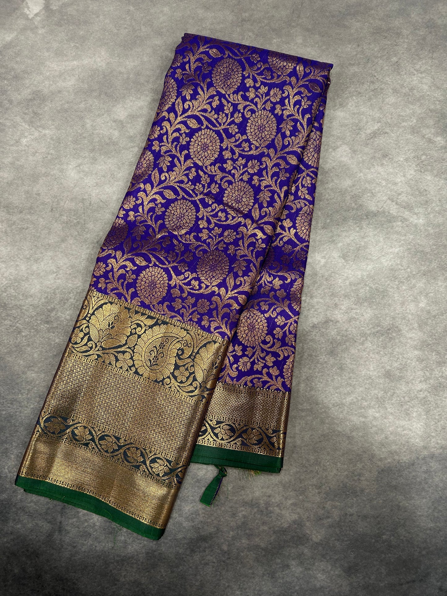 Royal Semi Silk Saree with Green border
