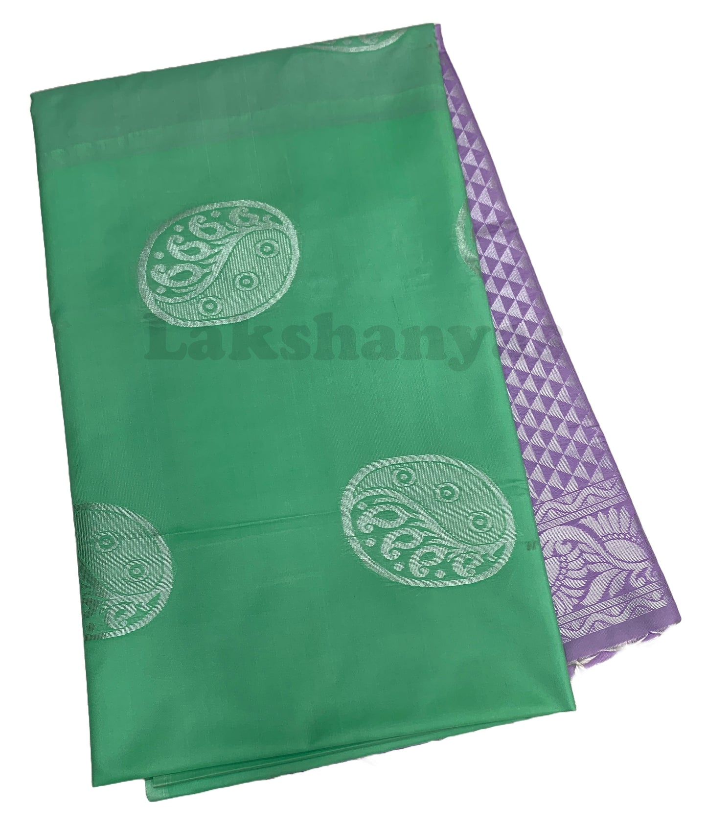 Light Green Colour Soft Silk Saree