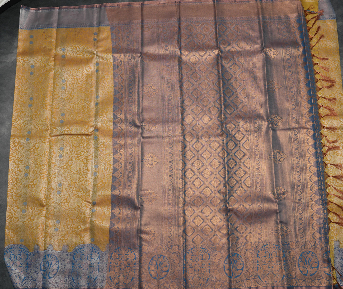 Yellow Tissue Saree