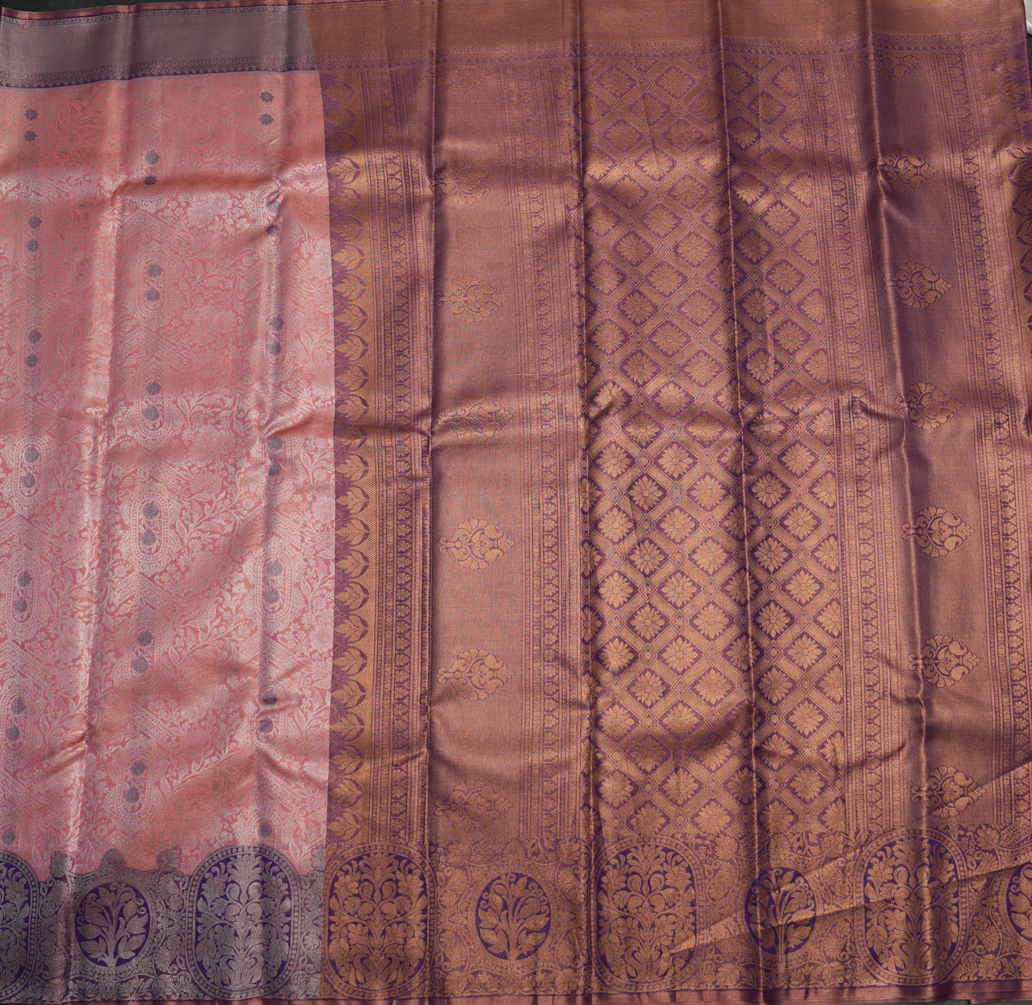 Pink Tissue Saree