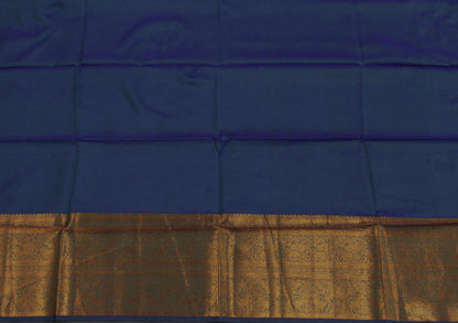 Pista Green Semi Silk Saree with Blue Border