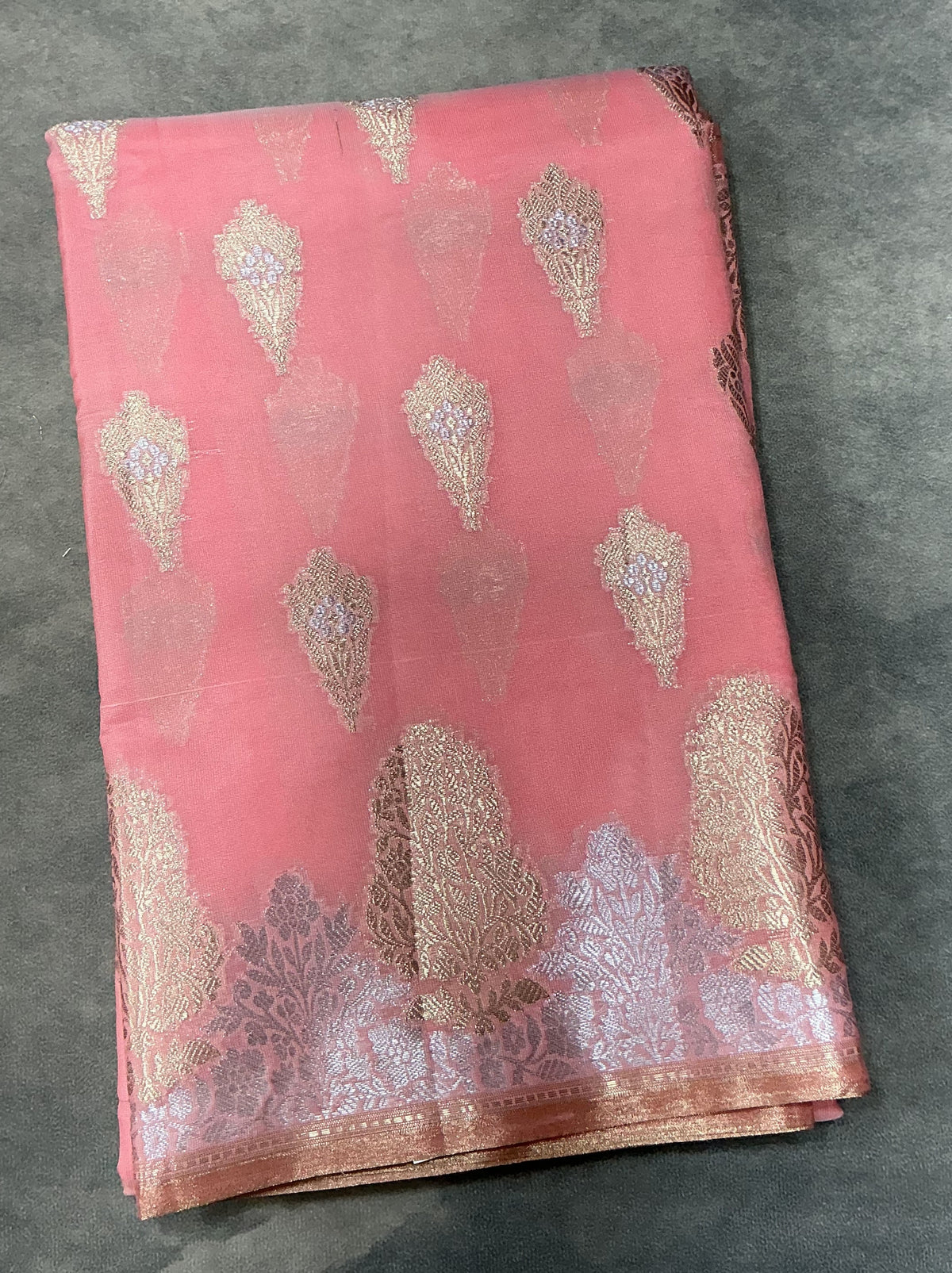Baby Pink Colour Sona Roopa Silk Saree