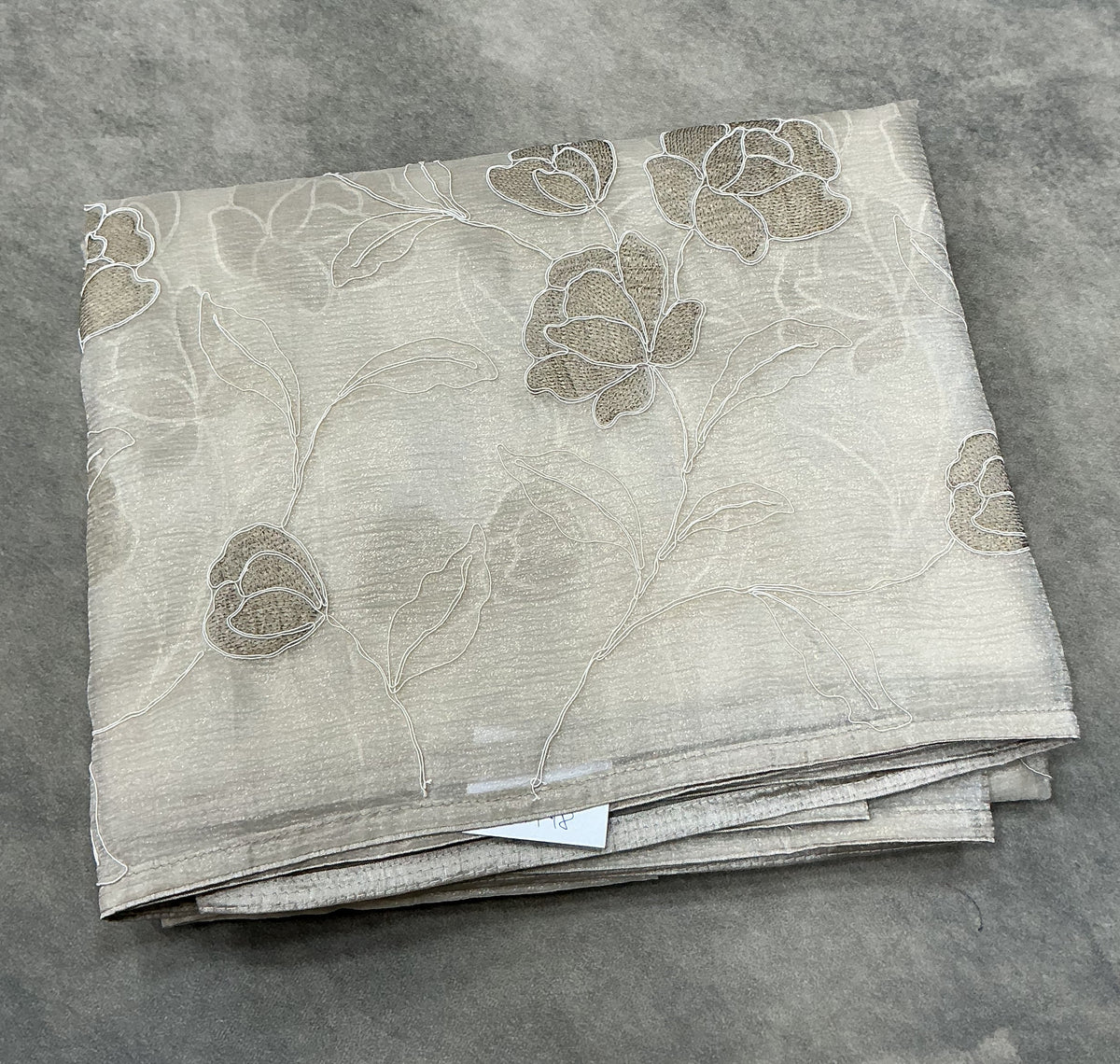 Ivory Color Organza Saree