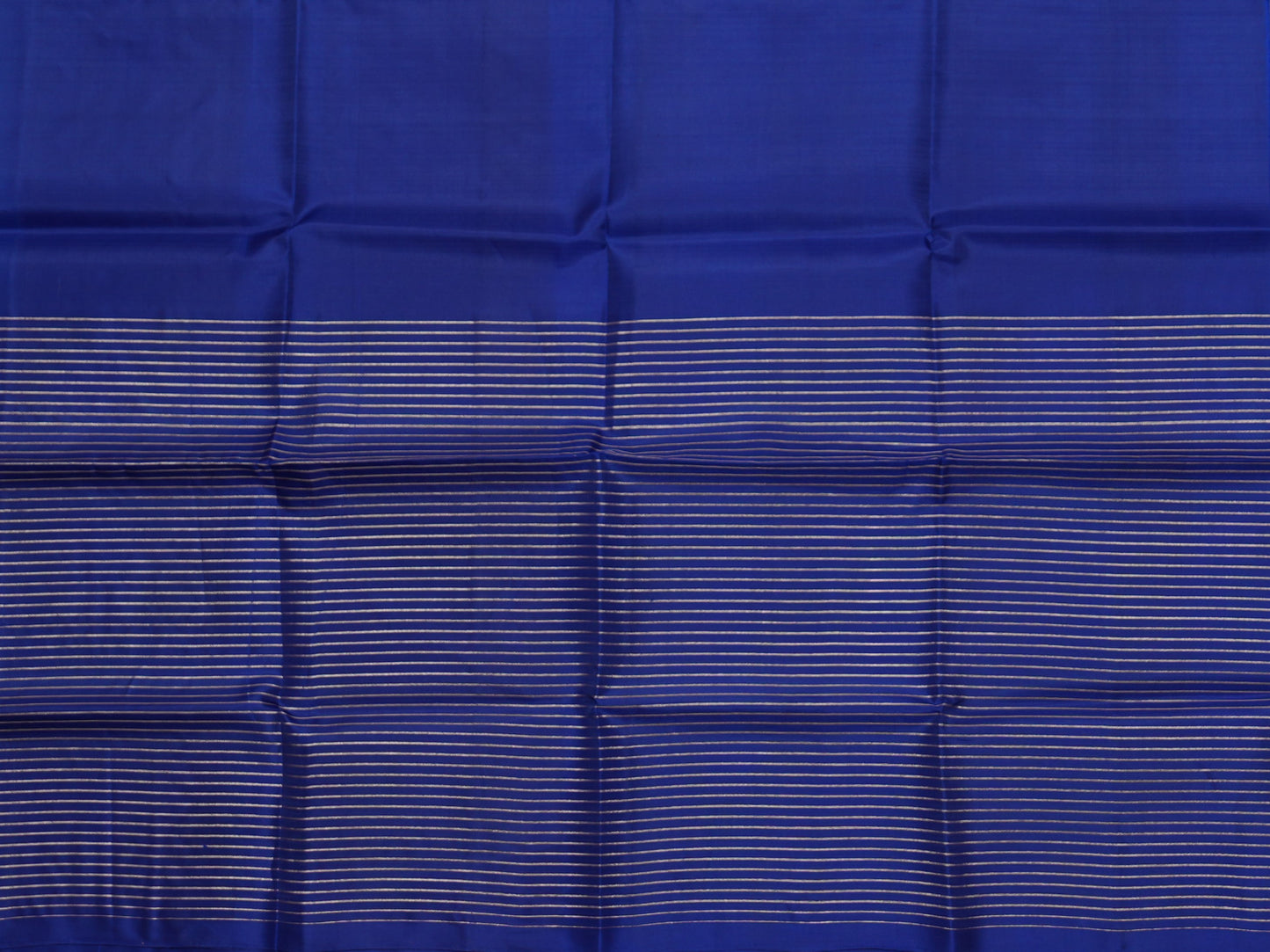 Kanjivaram Pink Silk Saree with Blue Checked Border