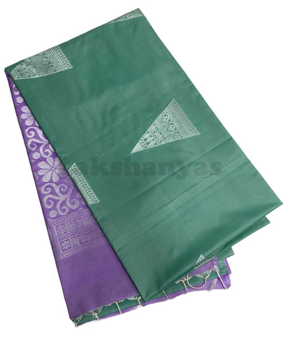 Emerald Green Soft Silk Saree