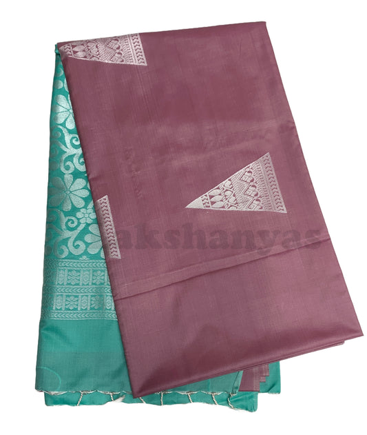 Onion Pink Soft Silk Saree